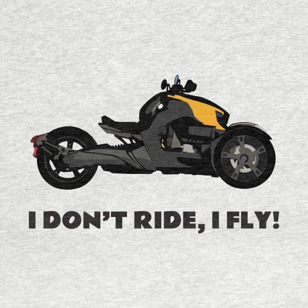 I don't ride, I fly! Can-Am Ryker Yellow by WiredDesigns